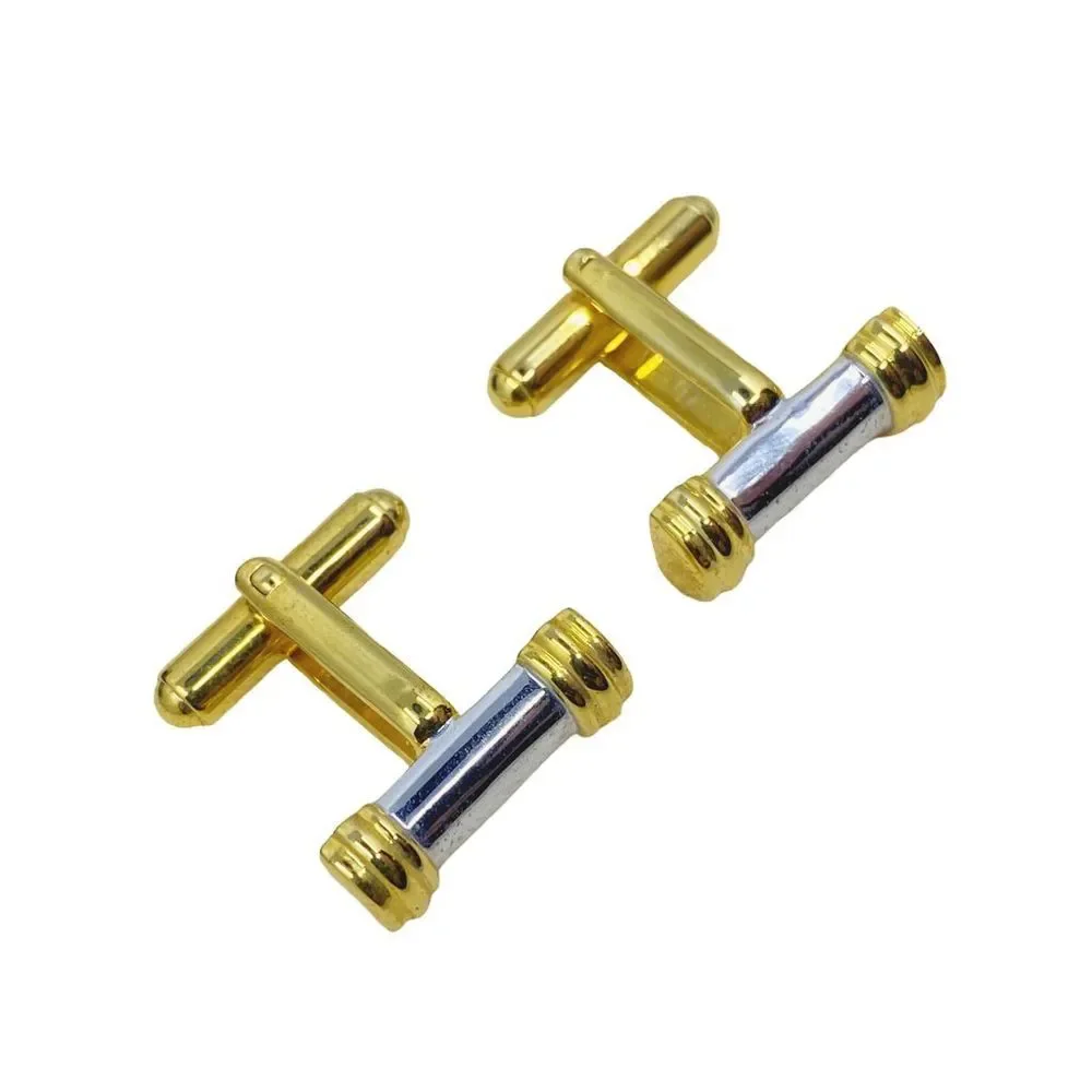 Vintage Gold & Silver Tone Cufflinks